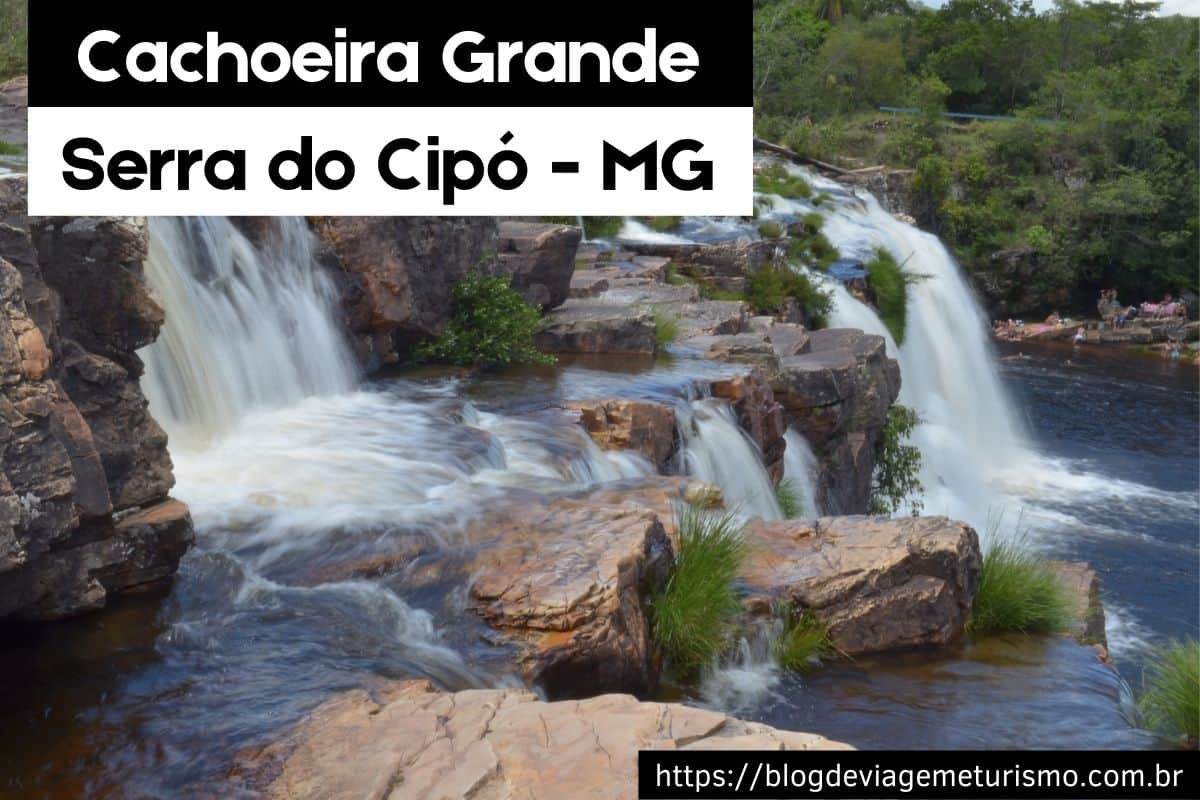 #Pra todos verem: Cachoeira Grande - Serra do Cipó - MG