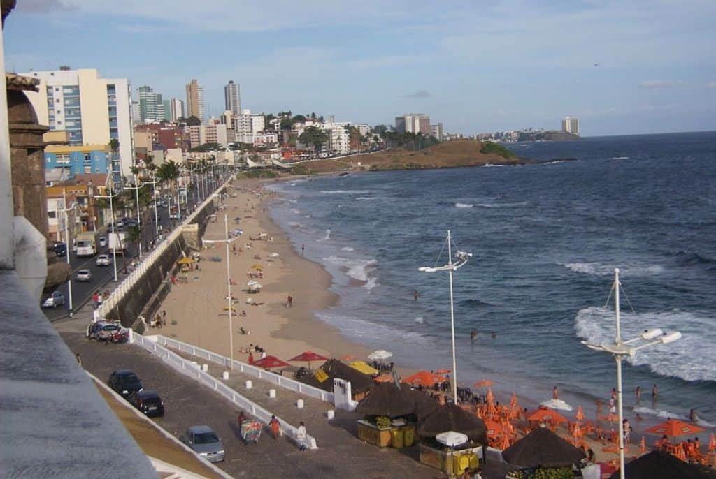 #Pra-todos-verem:Praia-do-Farol-da-Barra-Salvador-BA    
