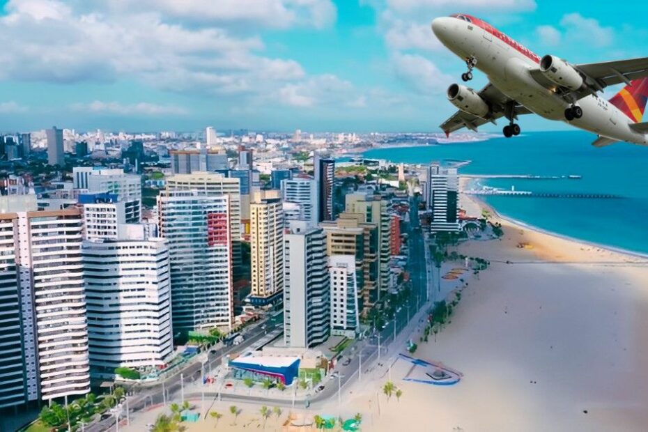 Pra-todos-verem:aviao-sobrevoando-a-cidade-de-Recife